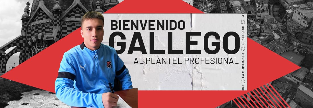 Juan Pablo Gallego al plantel profesional - DIM Oficial