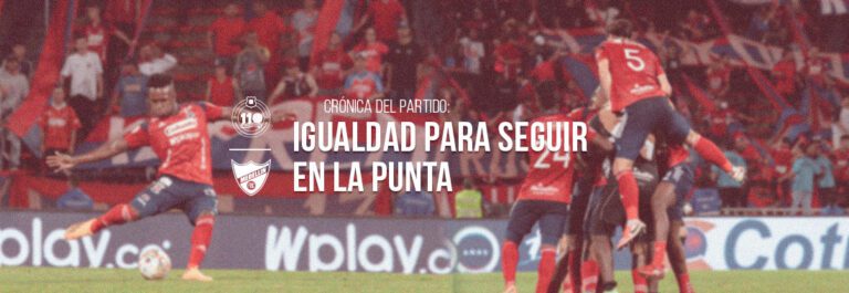 CRONICA DEL PARTIDO: IGUALDAD PARA SEGUIR EN LA PUNTA