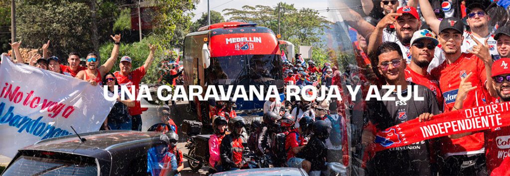 Una Caravana Roja y Azul