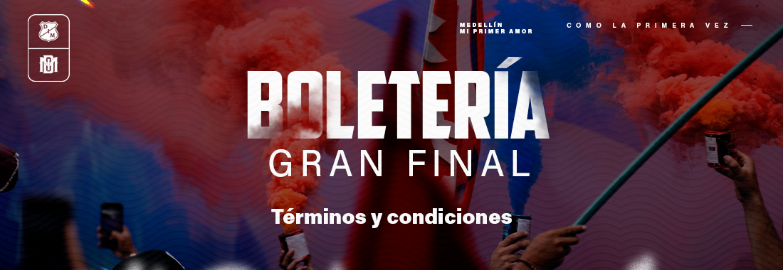 TÉRMINOS Y CONDICIONES BOLETERÍA FINALIS7AS